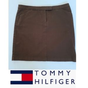 TOMMY HILFIGER - businsss-casual skirt, black, 2 pockets, 96% cotton, size 10